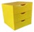 1970s Palaset-Style Scandinavian 15" Cube W. 3 Drawers For Sale