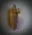 Art Deco Style Murano Glass and Brass Wall Sconce, 2000 For Sale - Image 6 of 10
