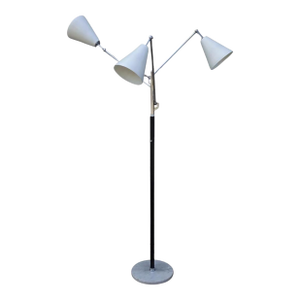 1960s Mid-Century Modern Triennial Floor Lamp, Attributed to Angelo Lelii for Arredoluce