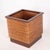 Light Yellow Vintage Rattan and Wood Planter, 1970s For Sale - Image 8 of 13
