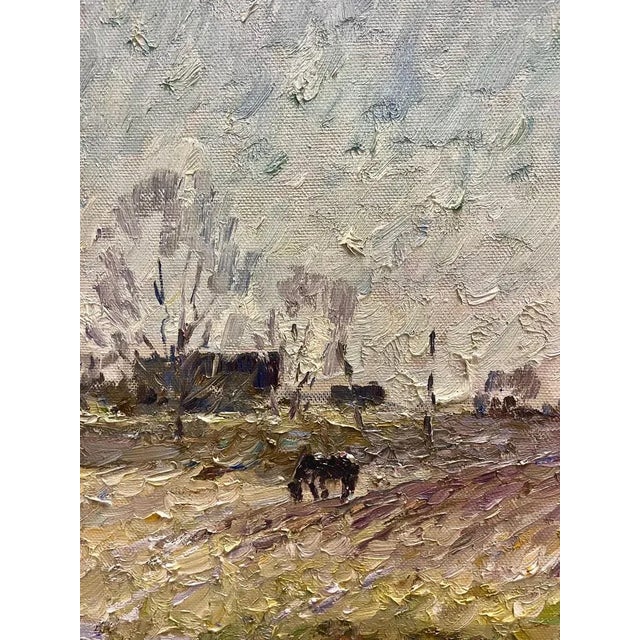 Bright country landscape with fields and horse Georgij MOROZ (Dneprodzerzinsk, Ukraine 1937 - St. Petersburg 2015) Born in...