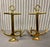 Fabulous pair of Mid-Cantury brass anchor andirons. These have a wonderful antique aged brass patina that could easily be...