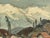 Lucien Poignant, Chain of the Alps in the Grenoble Valley, Oil on Panel For Sale - Image 14 of 18