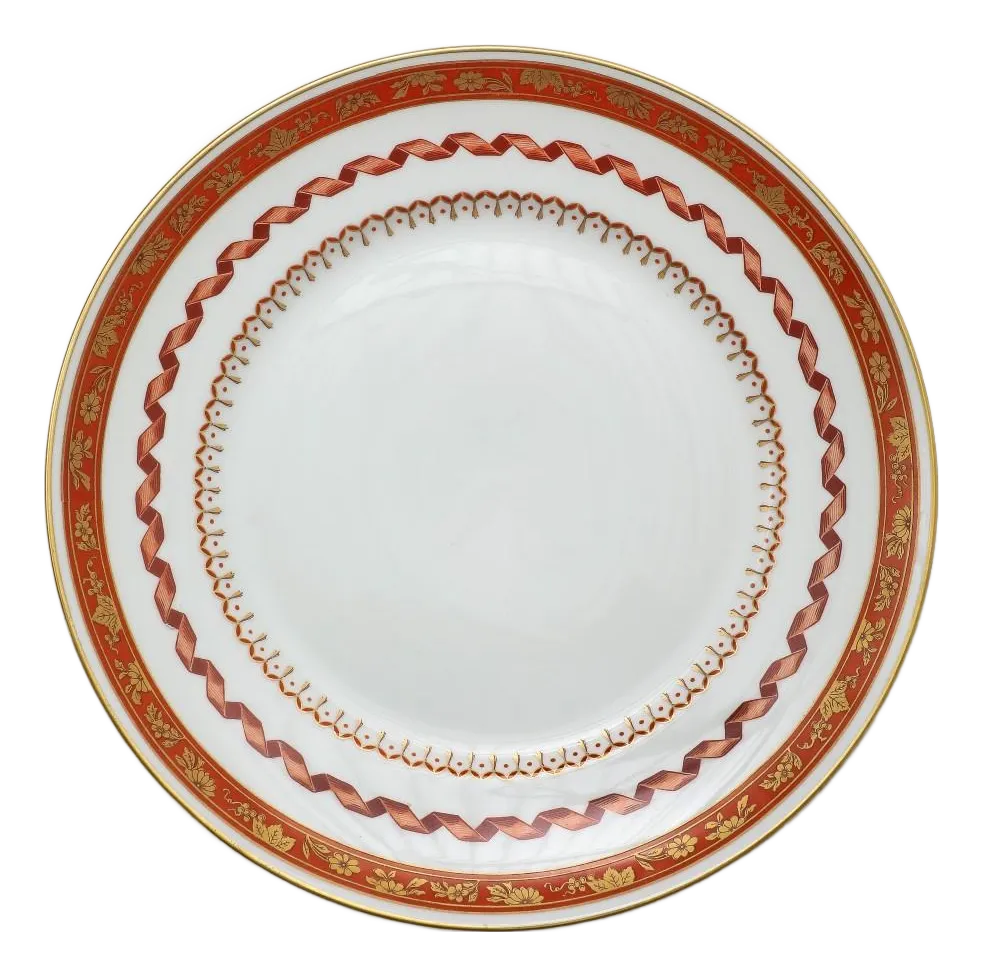 Richard Ginori 1735 Handpainted Porcelain Dinner Plate in Pincio