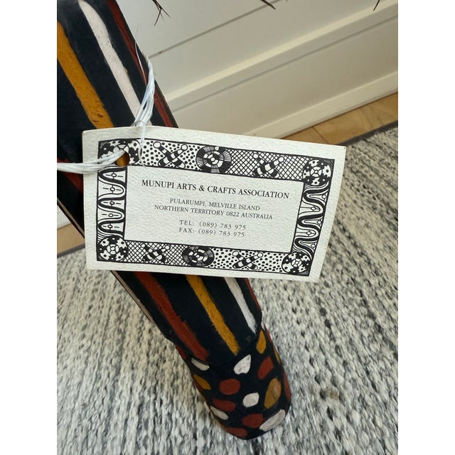 Tribal Late 20th Century Vintage Aboriginal Totem by Samuel Poantimului For Sale - Image 3 of 11