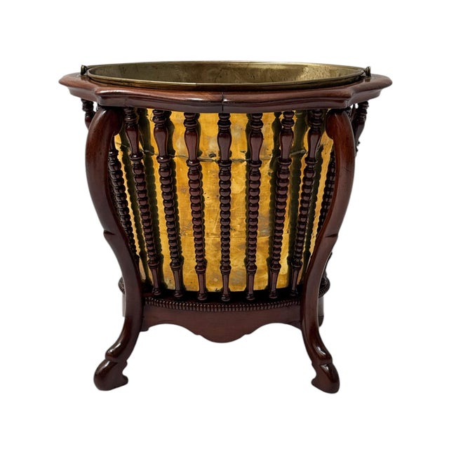 Dutch Victorian Walnut Tea Stove, 1870s For Sale - Image 5 of 11