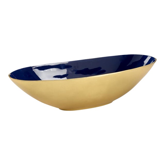 Wildwood Naval Aluminum Oval Bowl For Sale