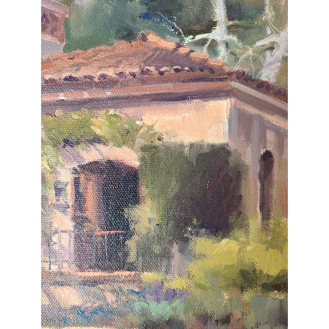 Early 21st Century Ron Chesley Plein Air Oil Painting of the Old Mill in San Marino, California For Sale - Image 5 of 12