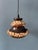 Ceramic West German Brown and Beige Ceramic Fat Lava Pendant Lamp For Sale - Image 7 of 11