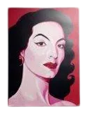 1990s Salomón Huerta Pop Art Style Portrait Print