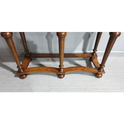 Walnut Cabinet on Stand For Sale - Image 3 of 17