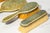Rare Antique English Shagreen Vanity Set c.1920, Goldsmiths & Silversmiths London, 5-Piece Boxed Dressing Set Brushes Mirror For Sale In New York - Image 6 of 15