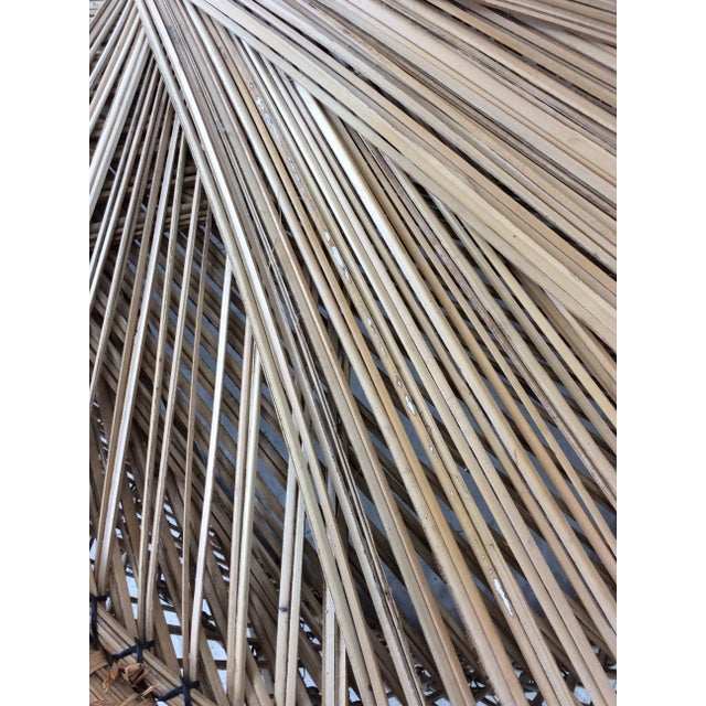 Vintage Rattan Oval Shaped Coffee Table For Sale - Image 12 of 12