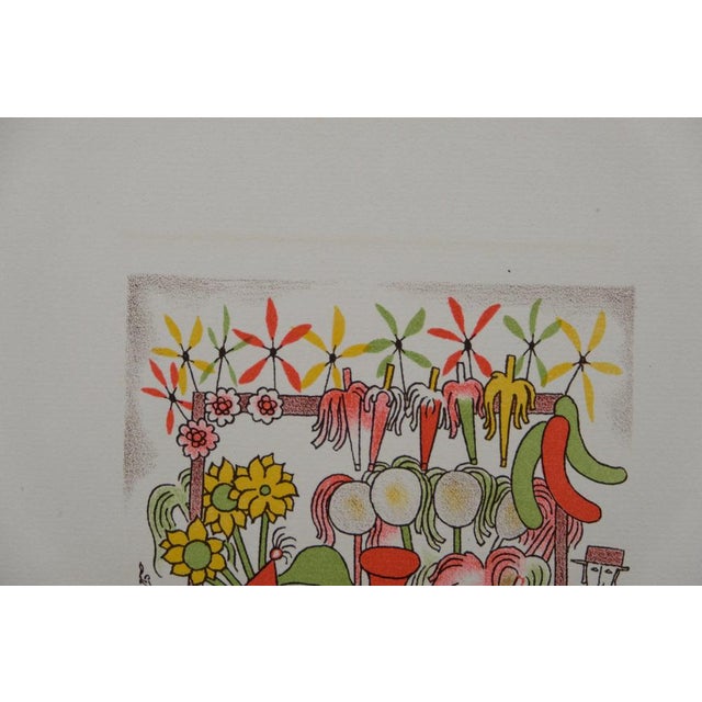 Lucien Boucher, Le vendeur ambulant, Lithograph For Sale - Image 5 of 6