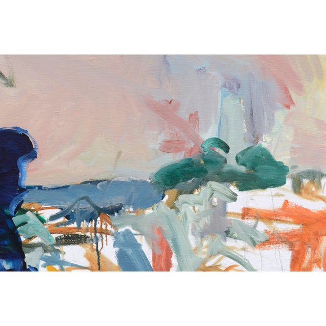Couple Dancing at Sunset - Bay Area Figurative School by Allie William Skelton For Sale - Image 4 of 6
