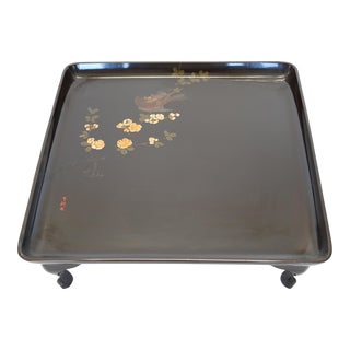 1920s Japanese Lacquered Tray For Sale