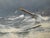 Large Gilt Framed Victorian Painting High Tide Off Trebarwith Strand Beach Dramatic Cornish Shipwreck by Charles Sim Mottram Rba, c.1894 For Sale - Image 10 of 18