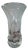 Modern Crystal Vase from Daum, France For Sale
