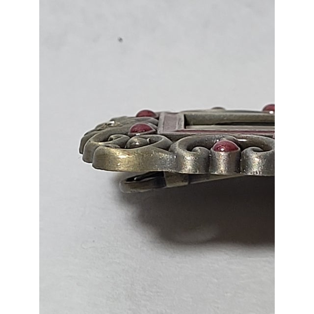 Mid-Century Modern Jay Strongwater Picture Frame Swarovski Crystals For Sale - Image 3 of 10