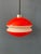 Glass Vintage Orange Glass Pendant Lamp from Peill & Putzler For Sale - Image 7 of 11