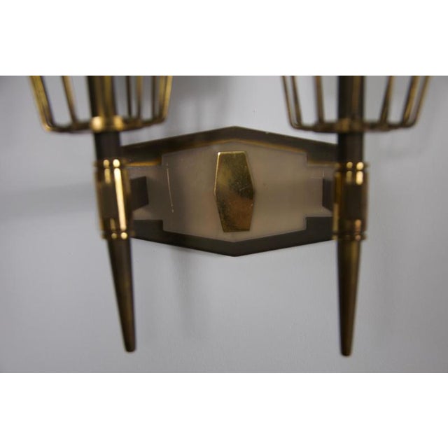 Brass Wall Lamps from Stilnovo, Italy, 1960s, Set of 2 For Sale - Image 14 of 18