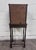 Antique C. 1920 Tudor Revival Walnut Silver / Jewelry / Collector Cabinet For Sale - Image 11 of 12