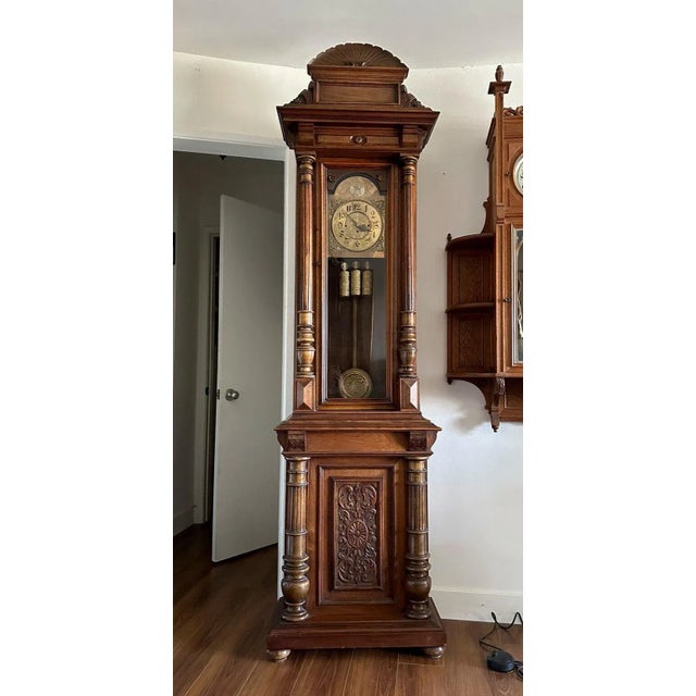 19th Century German Quarter Strike Vienna Standing Regulator