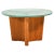 Brown Coffee Table in Elm and Original Glass Top attributed to Greta Magnusson Grossman, 1930s For Sale - Image 8 of 8