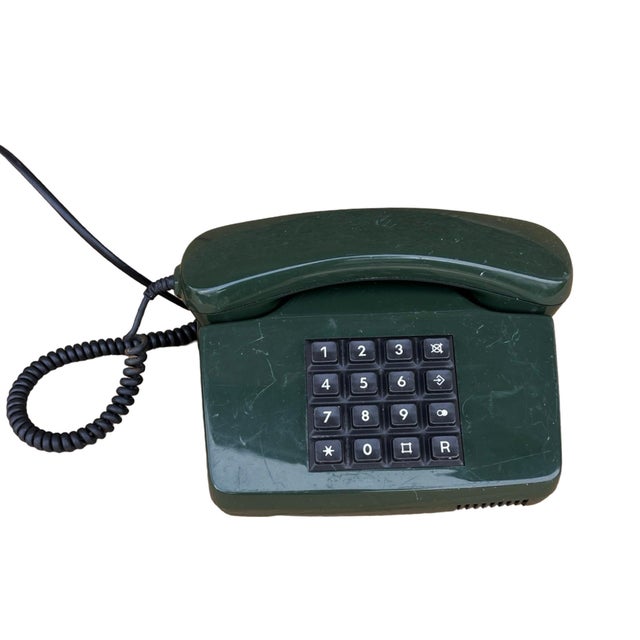 Dark Green Landline Telephone, Post Fetap 751-1, Germany, 1990 For Sale - Image 8 of 12