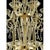 Gold Imperial Gold Curls Murano Glass Venetian Chandelier by Simoeng For Sale - Image 8 of 9