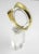 Modern 1970s Diamond Gold Bangle Bracelet For Sale - Image 3 of 9