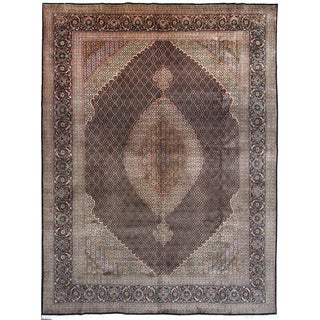 Middle Eastern Hand-Knotted Rug For Sale