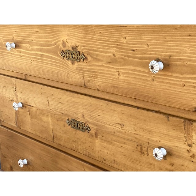 Pine Chest of Three Drawers, Hungary For Sale In Baltimore - Image 6 of 14