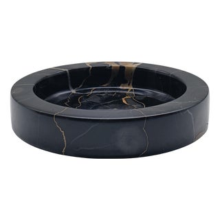 Small Portoro Black Marble Tray, Italy, 1970s For Sale