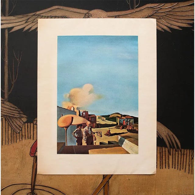 The School of Paris 1957 After Salvador Dali "La Harpe Invisible Fine Et Moyenne" First Edition Period Photogravure For Sale - Image 3 of 8