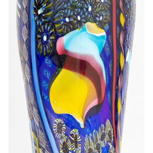 Postmodern Michael Angelo Menconi Art Glass Table Lamp, 2006 For Sale - Image 3 of 12