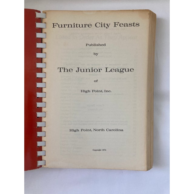 A Vintage Cookbook published in 1974, and compiled by the Junior League of High Point, NC. It is uniquely structured in...