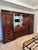 Vintage Thomasville Illuminated Cherry Queen Bed Unit- Headboard, Bridge, Nightstand Armoires, & Mirror For Sale - Image 12 of 18