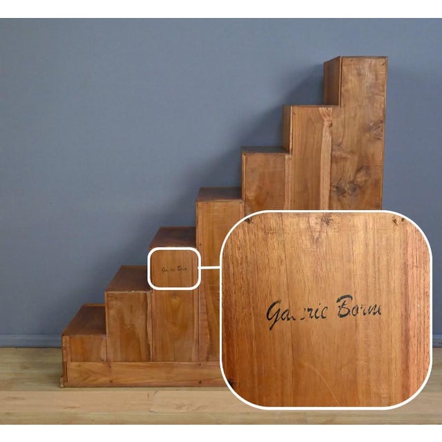 20th Century Teak Kaidan Tansu Part 2 Staircase Furniture For Sale - Image 14 of 16