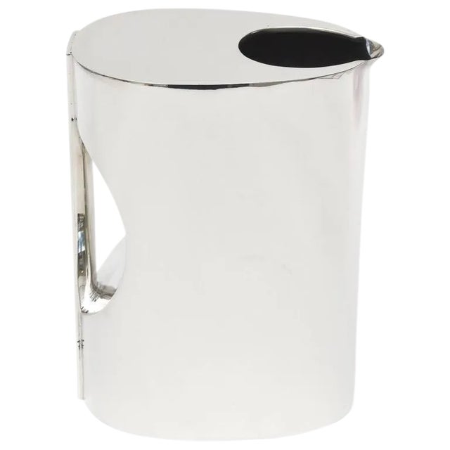 Signed Couer Sterling Silver Sculptural Modernist Hallmarked Pitcher Mid-Century Modern 50's For Sale
