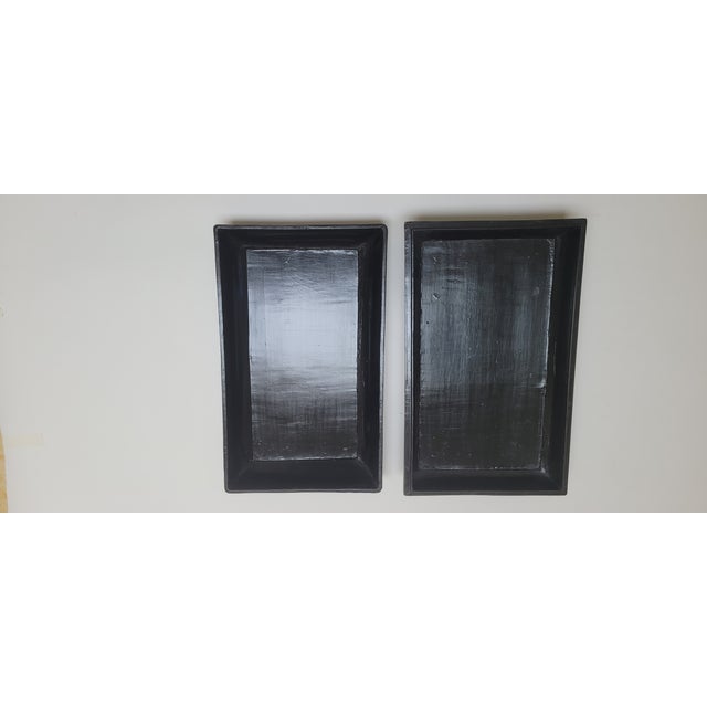 Black Lacquer Box With Mothe of Pearl Inlay - 18th Century For Sale - Image 4 of 14