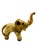 Linen Vintage Crushed Oyster Shell Elephant Figurine For Sale - Image 8 of 11