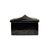 Mid-Century Modern Vintage Japanese Mid-Century Modern Brown Glazed Ceramic Box For Sale - Image 3 of 6