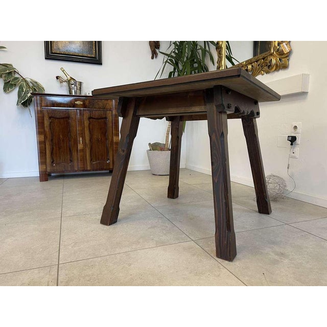 Vintage Hand-Painted Farmers Table For Sale - Image 13 of 14