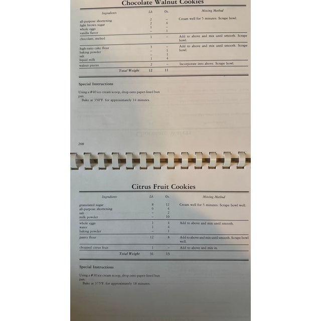Breads, Pastries, Pies and Cakes: Quantity Baking Recipes by Nathan S. Cotton (Author) Format: Spiral-Bound For Sale - Image 9 of 13