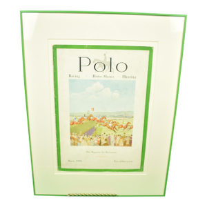 Polo Magazine Cover March, 1934 W/ the Grand National at Aintree by Paul Brown