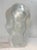 Handmade Per Sundberg for Orrefors Organic Form Frosted Art Glass Crystal Vase For Sale - Image 9 of 12