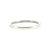 A 21st-century platinum split-prong set wedding ring featuring a row of brilliant-cut diamonds. The 18 diamonds weigh...