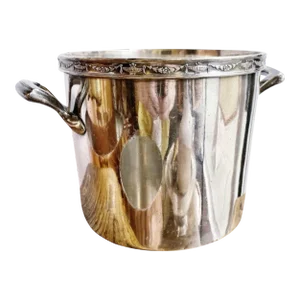 1929 Silver Plated Ice or Champagne Bucket From the Hotel Statler