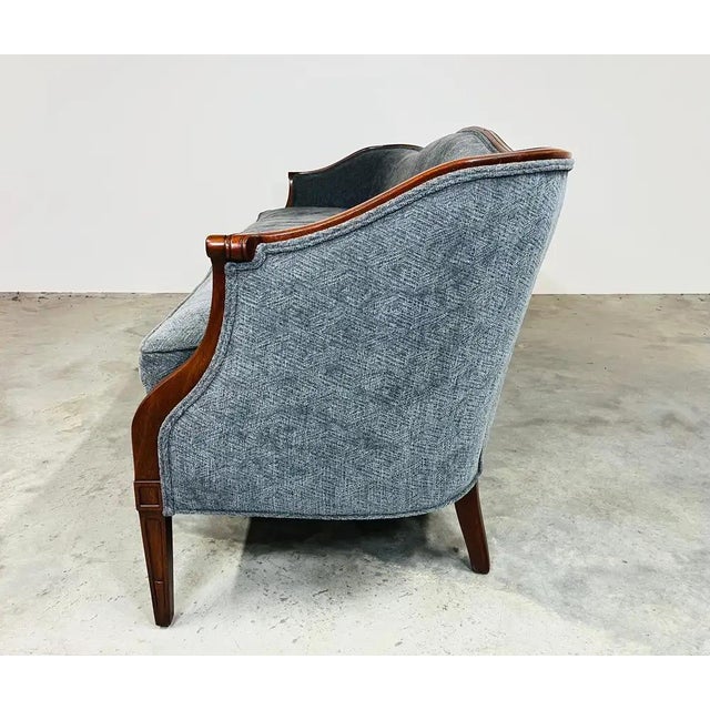 Chippendale-Inspired Serpentine Camelback Sofa by Hickory Chair For Sale - Image 11 of 14